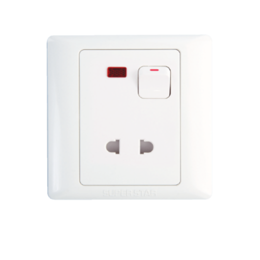 Two-Pin-Socket-with-Switch-Neon